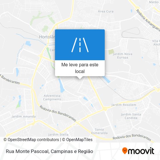 Rua Monte Pascoal mapa