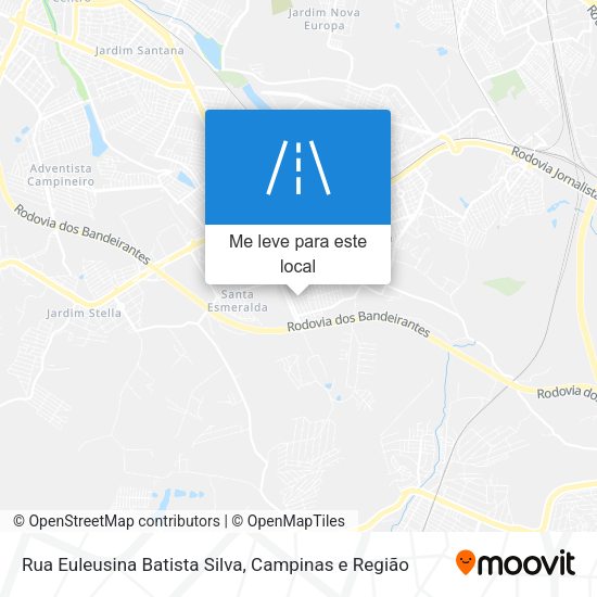 Rua Euleusina Batista Silva mapa
