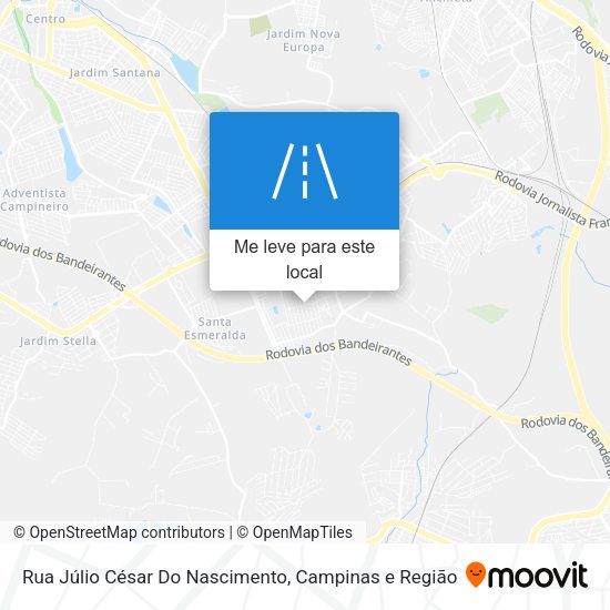 Rua Júlio César Do Nascimento mapa