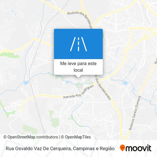 Rua Osvaldo Vaz De Cerqueira mapa