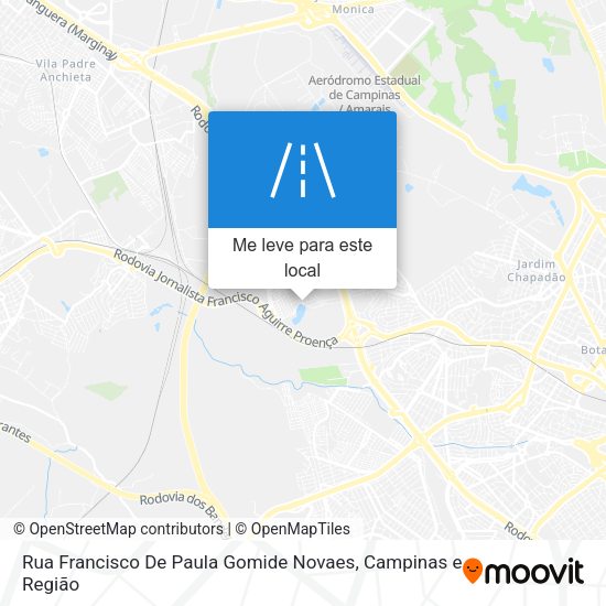 Rua Francisco De Paula Gomide Novaes mapa