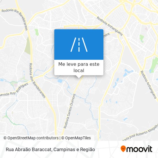 Rua Abraão Baraccat mapa