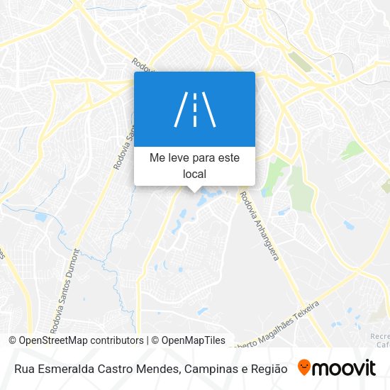 Rua Esmeralda Castro Mendes mapa