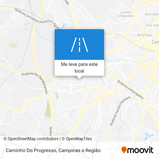 Caminho Do Progresso mapa