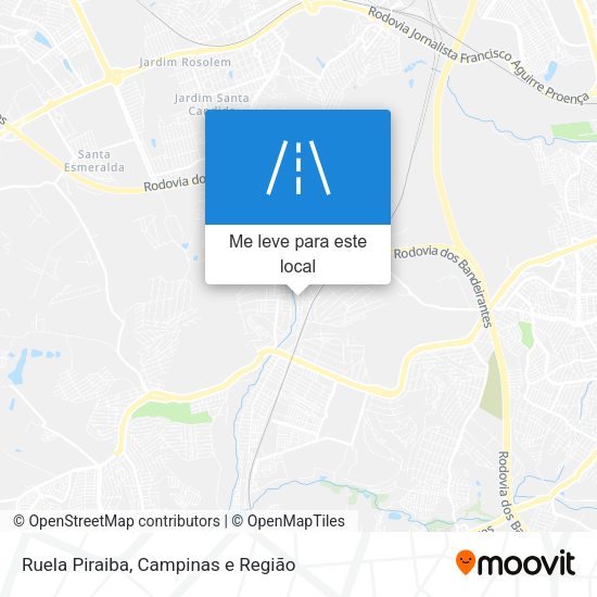 Ruela Piraiba mapa
