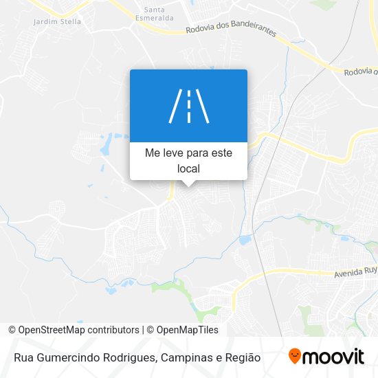 Rua Gumercindo Rodrigues mapa