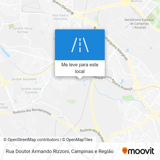 Rua Doutor Armando Rizzoni mapa
