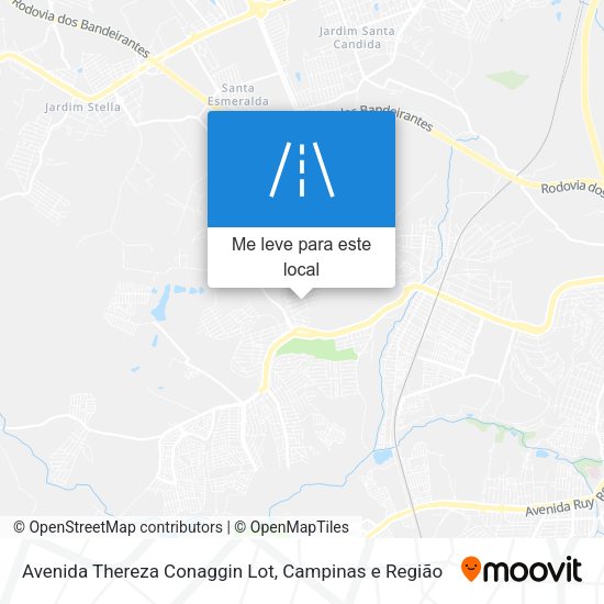 Avenida Thereza Conaggin Lot mapa