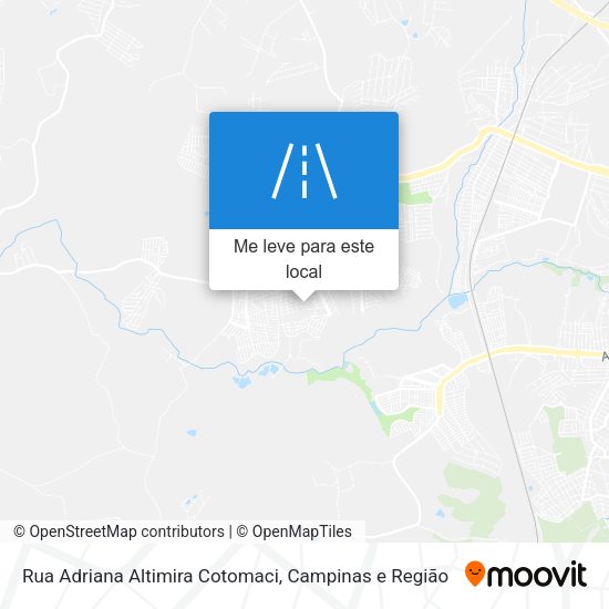 Rua Adriana Altimira Cotomaci mapa