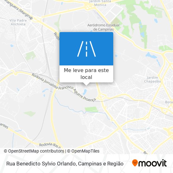 Rua Benedicto Sylvio Orlando mapa