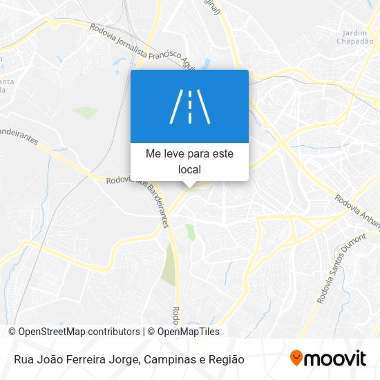 Rua João Ferreira Jorge mapa