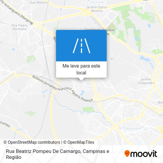 Rua Beatriz Pompeu De Camargo mapa