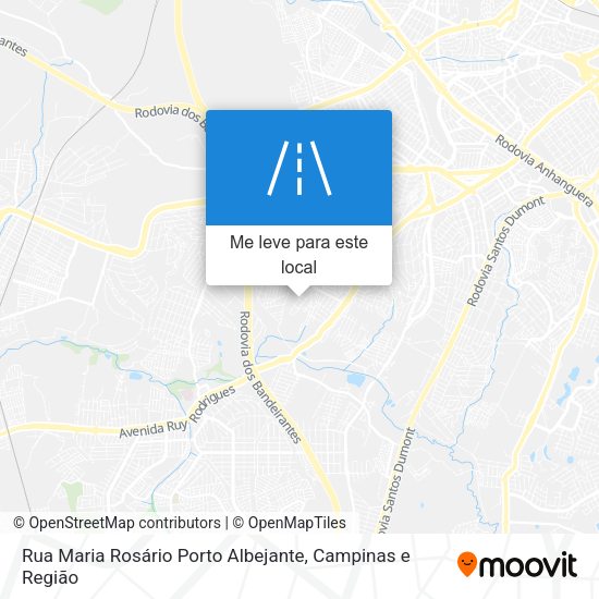 Rua Maria Rosário Porto Albejante mapa