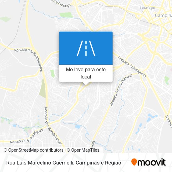 Rua Luís Marcelino Guernelli mapa