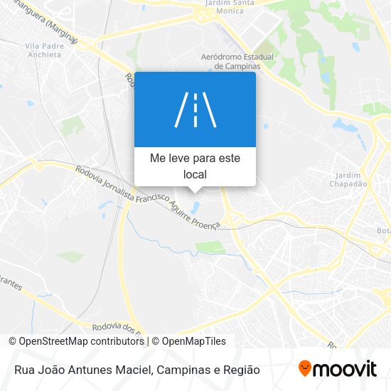 Rua João Antunes Maciel mapa