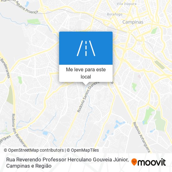 Rua Reverendo Professor Herculano Gouveia Júnior mapa