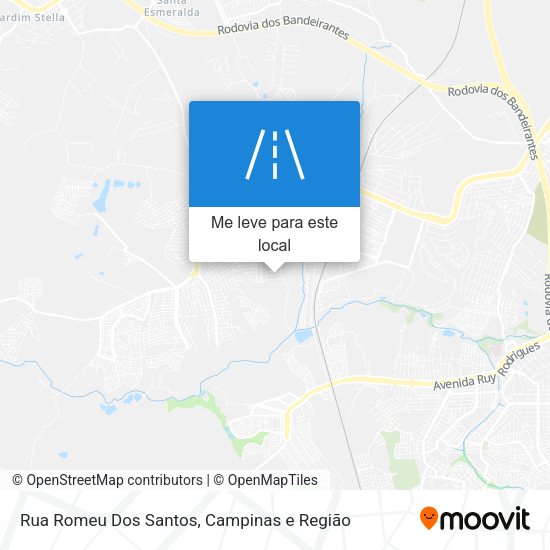 Rua Romeu Dos Santos mapa
