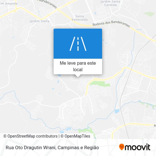 Rua Oto Dragutin Wrani mapa