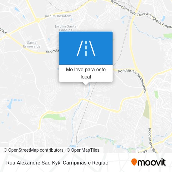 Rua Alexandre Sad Kyk mapa