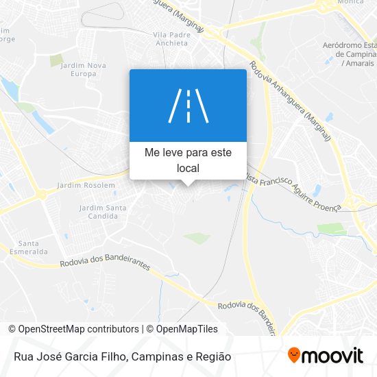 Rua José Garcia Filho mapa