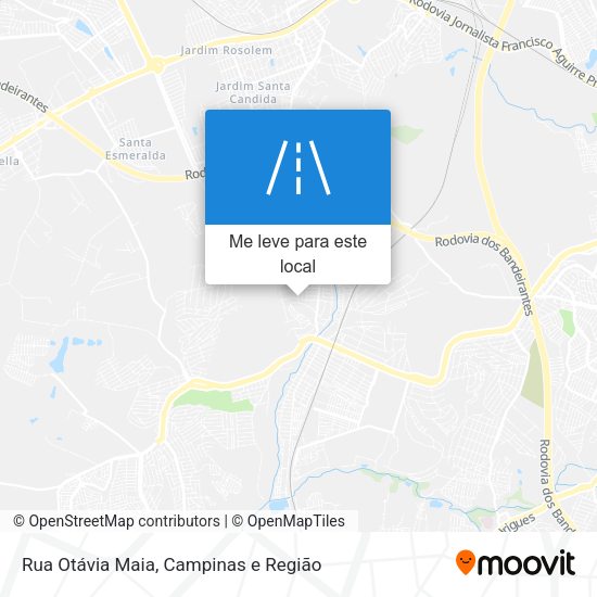 Rua Otávia Maia mapa