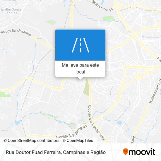 Rua Doutor Fuad Ferreira mapa
