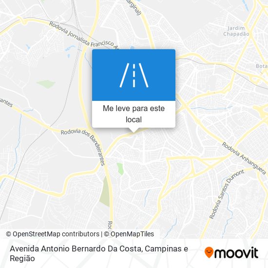 Avenida Antonio Bernardo Da Costa mapa