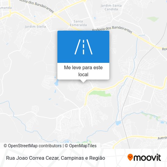 Rua Joao Correa Cezar mapa