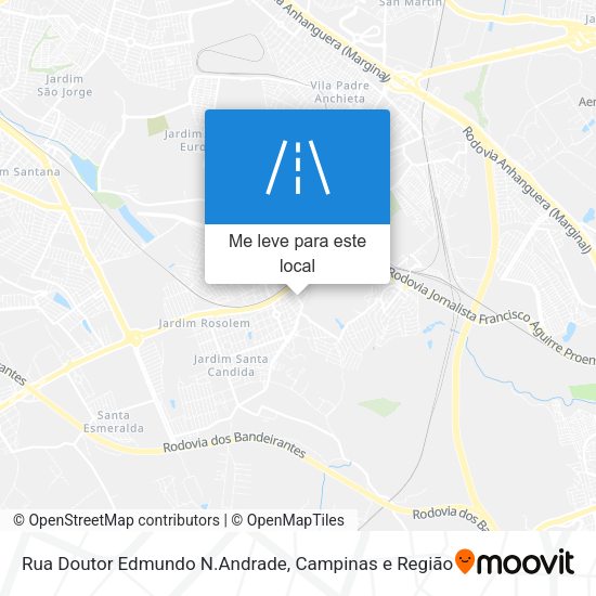 Rua Doutor Edmundo N.Andrade mapa