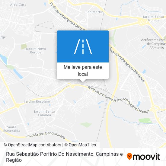 Rua Sebastião Porfírio Do Nascimento mapa