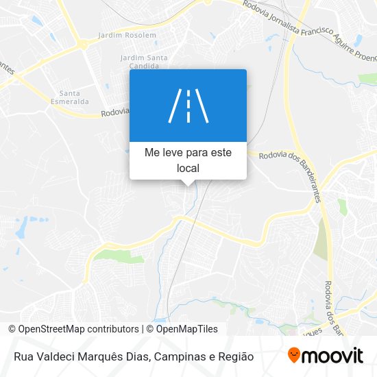 Rua Valdeci Marquês Dias mapa