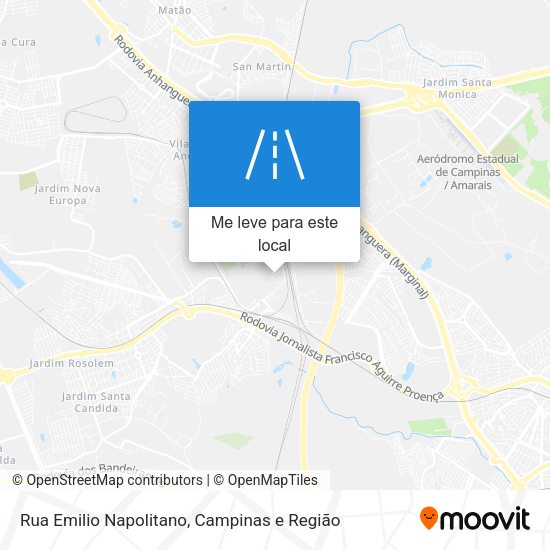 Rua Emilio Napolitano mapa
