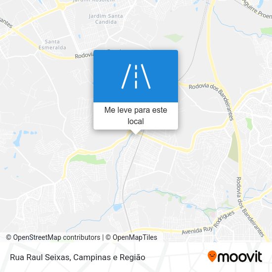 Rua Raul Seixas mapa
