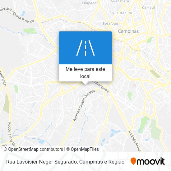 Rua Lavoisier Neger Segurado mapa