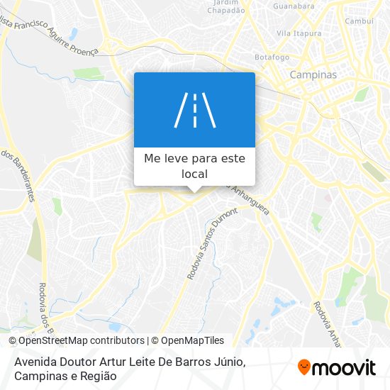 Avenida Doutor Artur Leite De Barros Júnio mapa