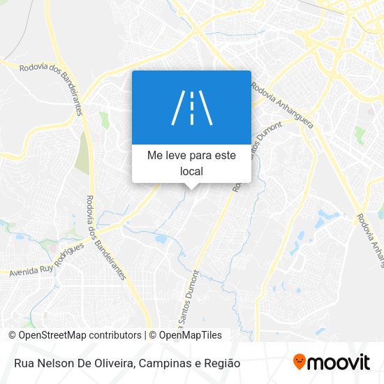 Rua Nelson De Oliveira mapa