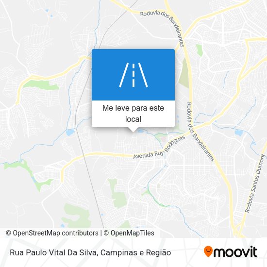 Rua Paulo Vital Da Silva mapa
