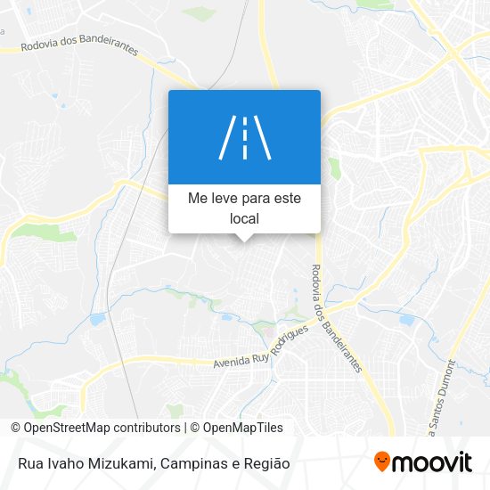 Rua Ivaho Mizukami mapa