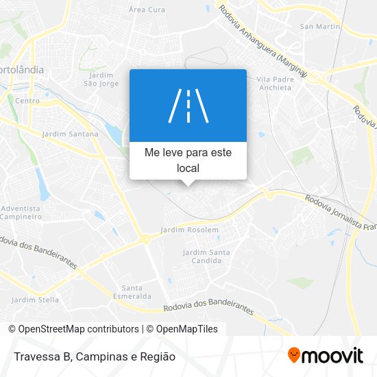 Travessa B mapa
