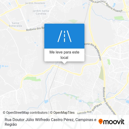 Rua Doutor Júlio Wilfredo Castro Pérez mapa