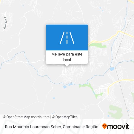 Rua Mauricio Lourencao Seber mapa