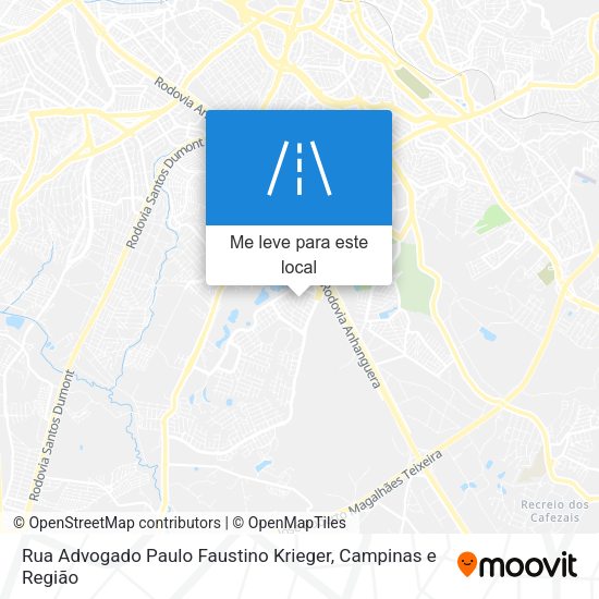Rua Advogado Paulo Faustino Krieger mapa