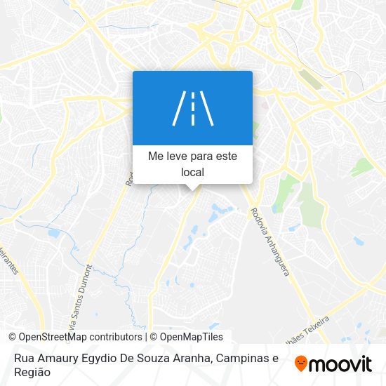 Rua Amaury Egydio De Souza Aranha mapa