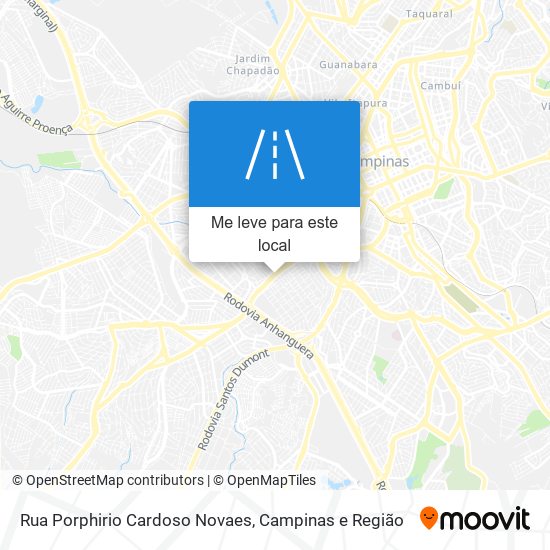 Rua Porphirio Cardoso Novaes mapa