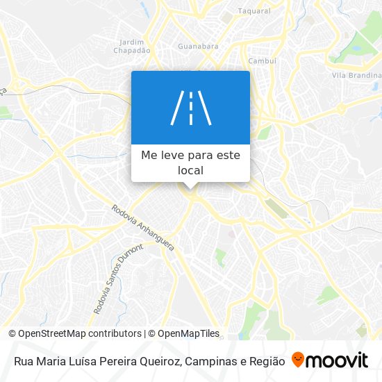 Rua Maria Luísa Pereira Queiroz mapa