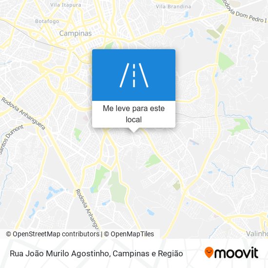 Rua João Murilo Agostinho mapa