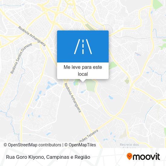 Rua Goro Kiyono mapa