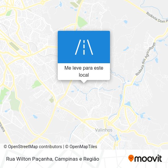 Rua Wilton Paçanha mapa