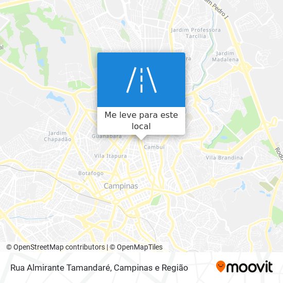 Rua Almirante Tamandaré mapa