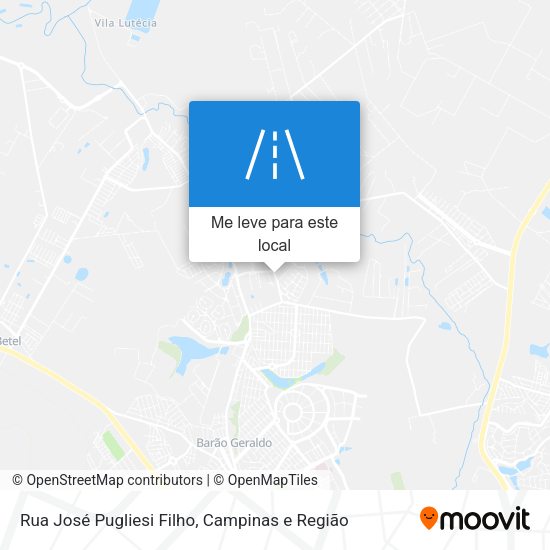 Rua José Pugliesi Filho mapa